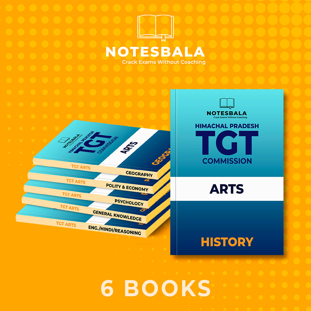 TGT ARTS Notes-Complete Study Material 6 Books-Latest Edition