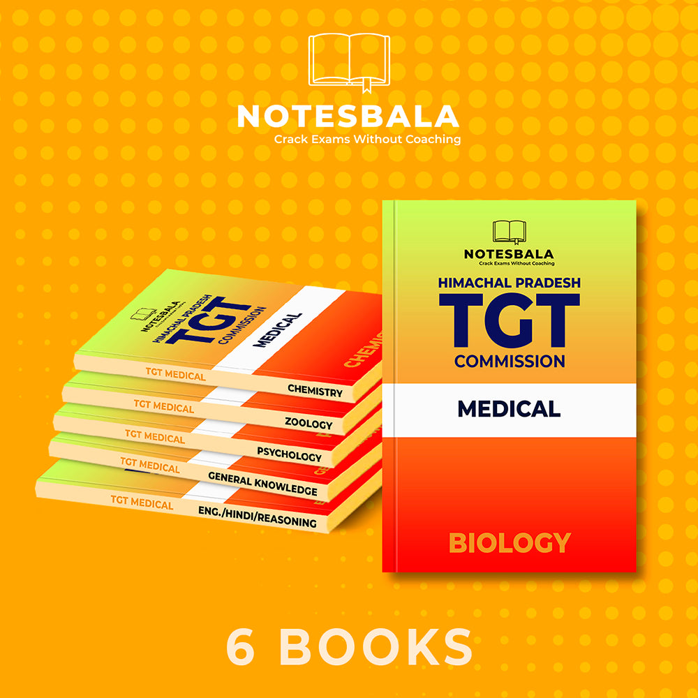 TGT MEDICAL Notes-Complete Study Material 6 Books-Latest Edition