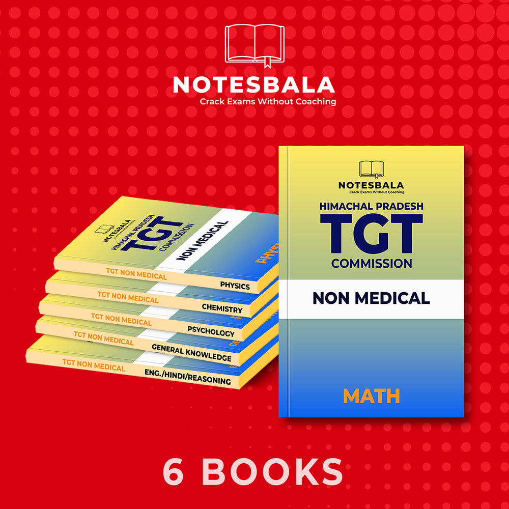 TGT NON-MEDICAL Notes-Complete Study Material 6 Books-Latest Edition