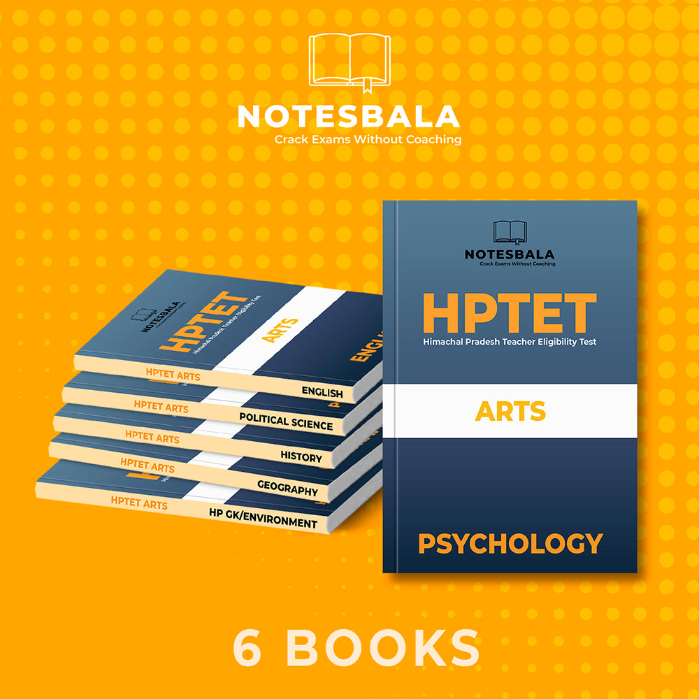 HP-TET ARTS Notes-Complete Study Material 6 Books-Latest Edition