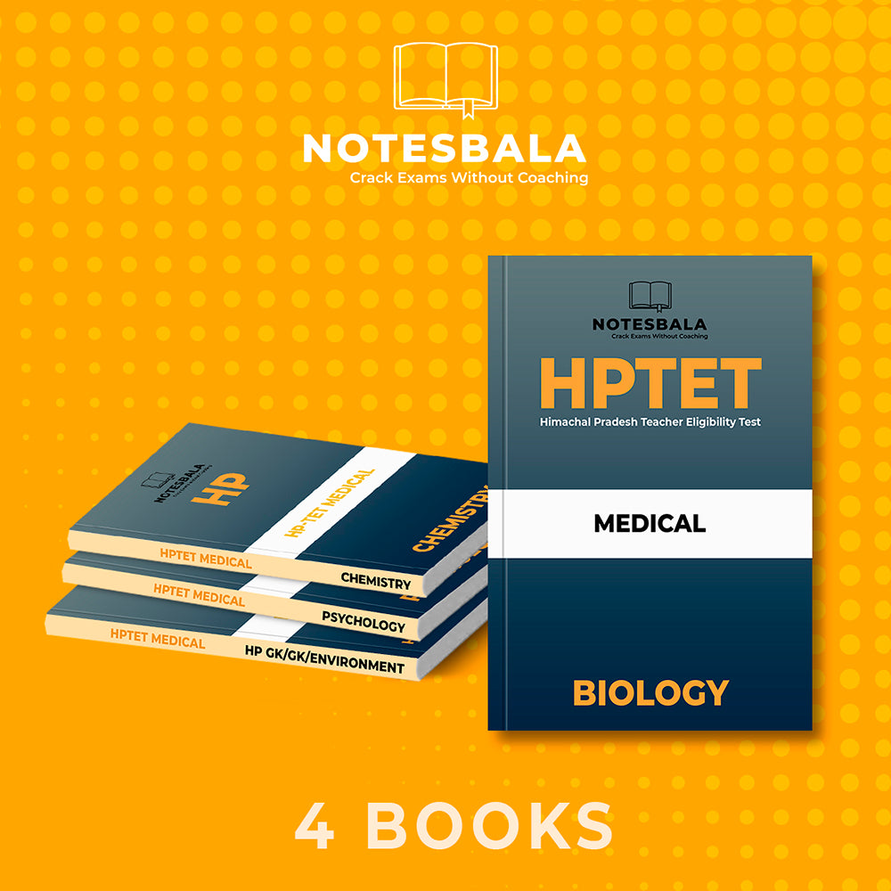 HP-TET MEDICAL Notes-Complete Study Material 5 Books-Latest Edition