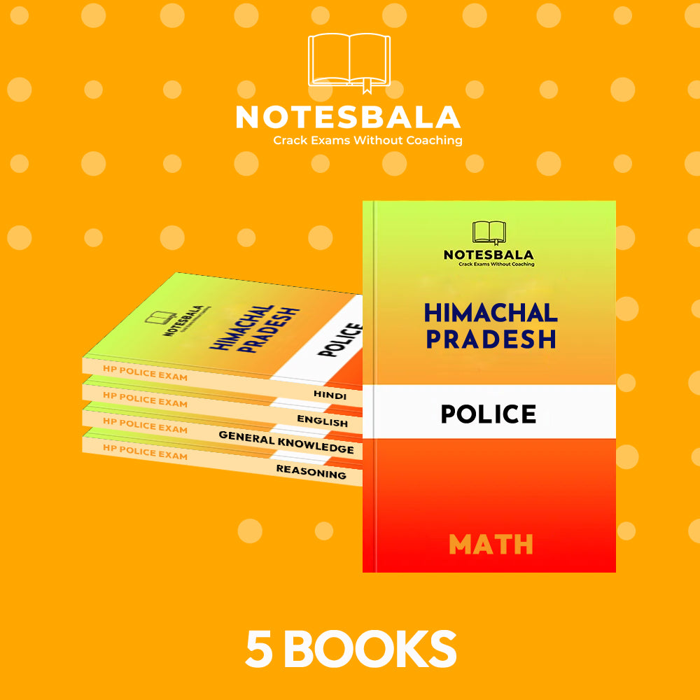 HP POLICE Notes-Complete Study Material 5 Books-Latest Edition